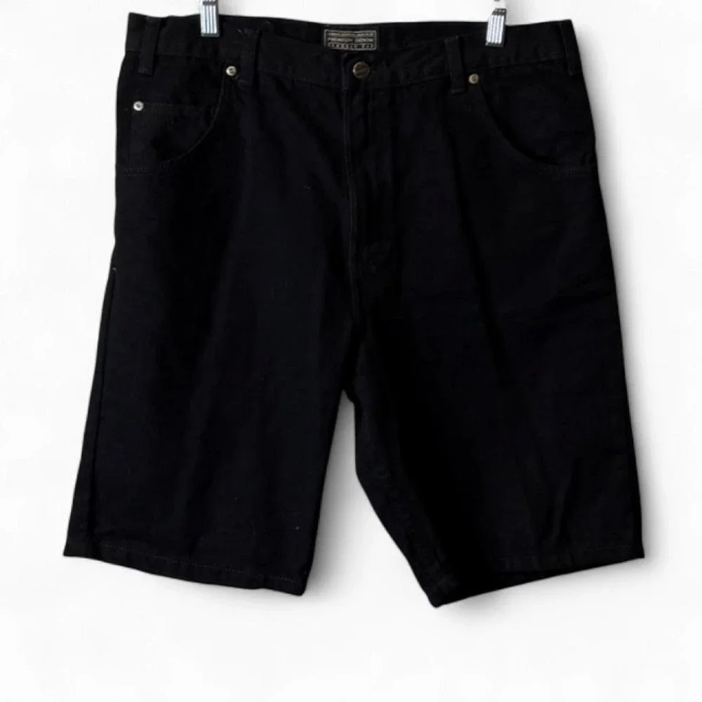 Vintage 90s Sonoma Black Denim Shorts, Men's Size 36